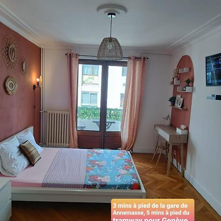 Belle Chambre D'Hote Avec Balcon Prive - 3 Mins Gare Annemasse - Geneve Acces Direct Экстерьер фото